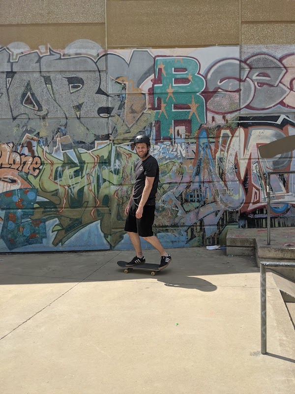skateboarding