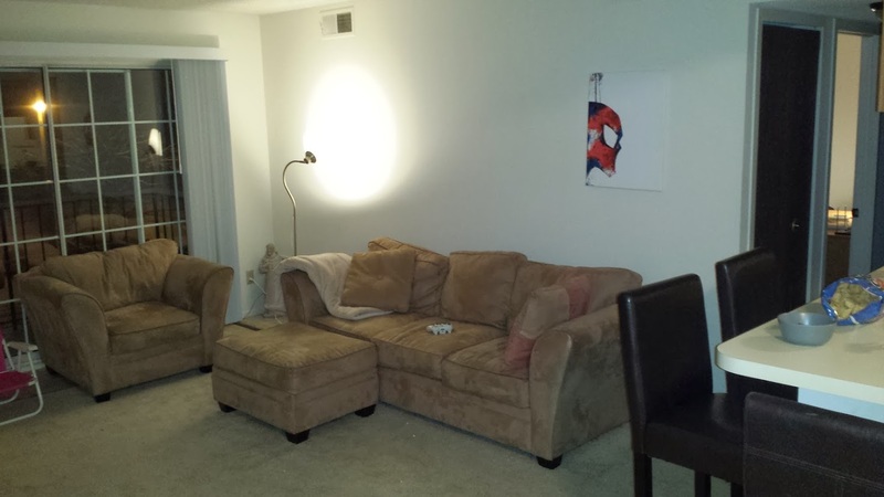 apartment decorated