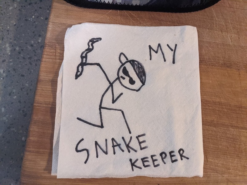 Snake Keeper Napkin