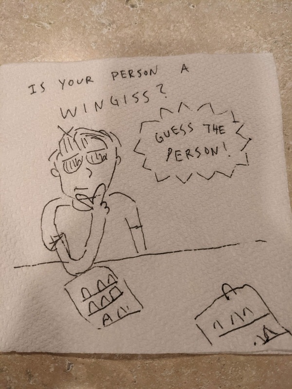 Guess The Person Napkin